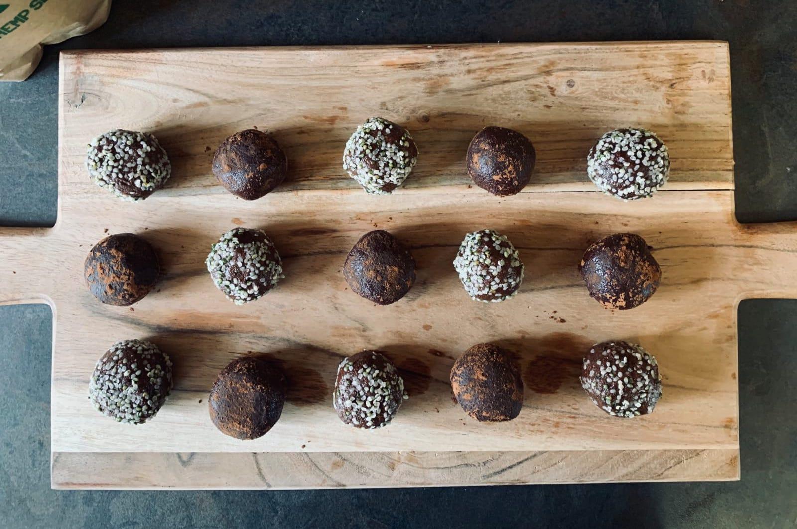 Peanut Hemp Energy Balls