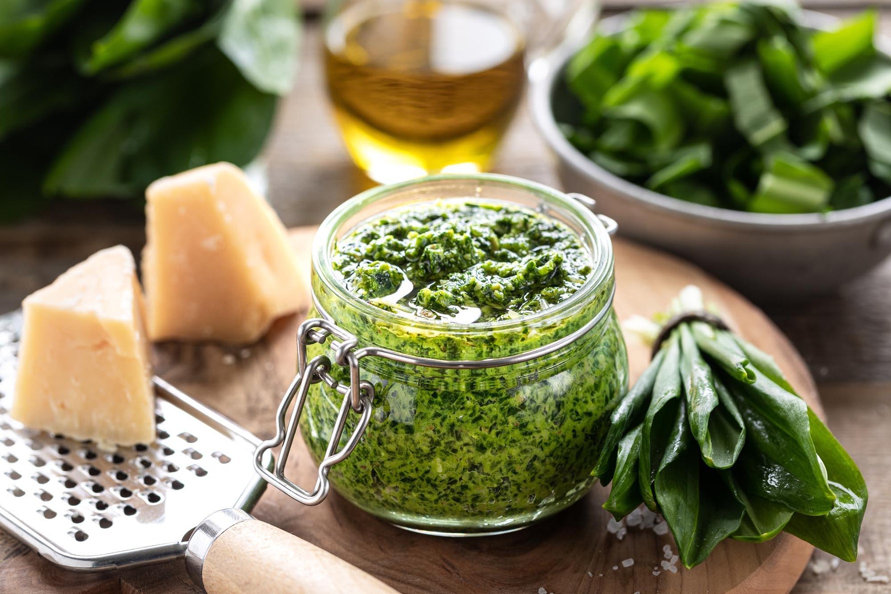 Hemp and Wild Garlic Pesto